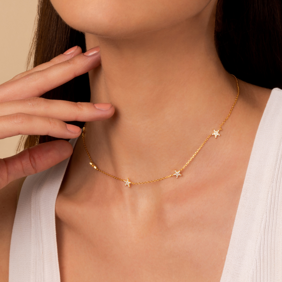 Choker estrellas