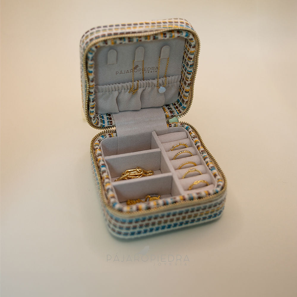 Joyero Cuadrado Yute