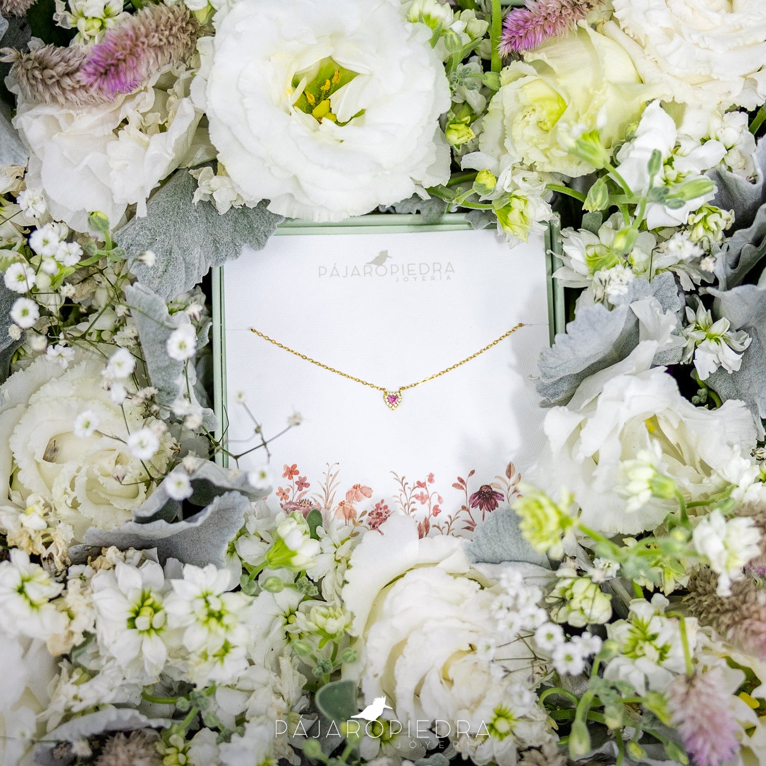 Cajita de Valentine's-Day 💗🌸 Joyita + Flores