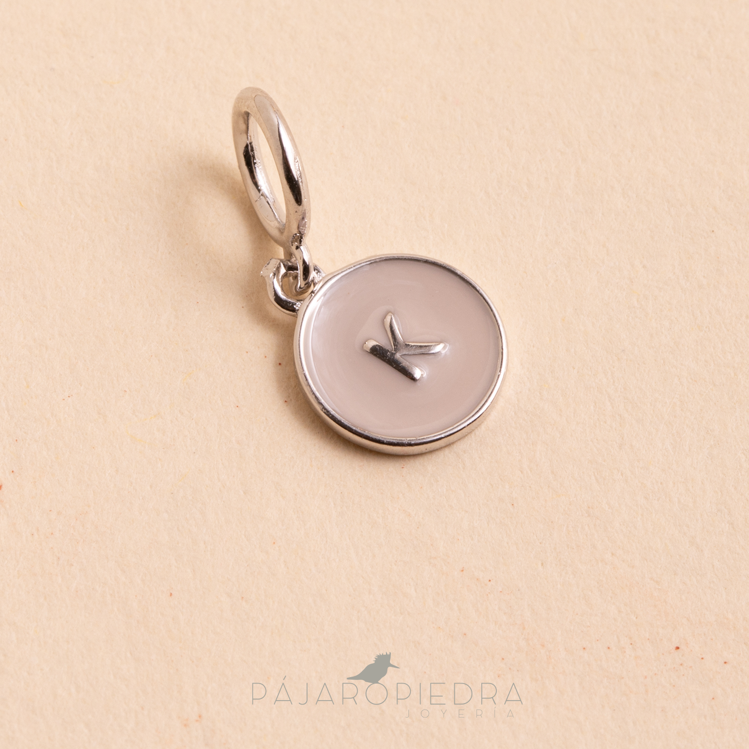 Collar Charms Plateado- Cadena Clip ¡Personalízalo!