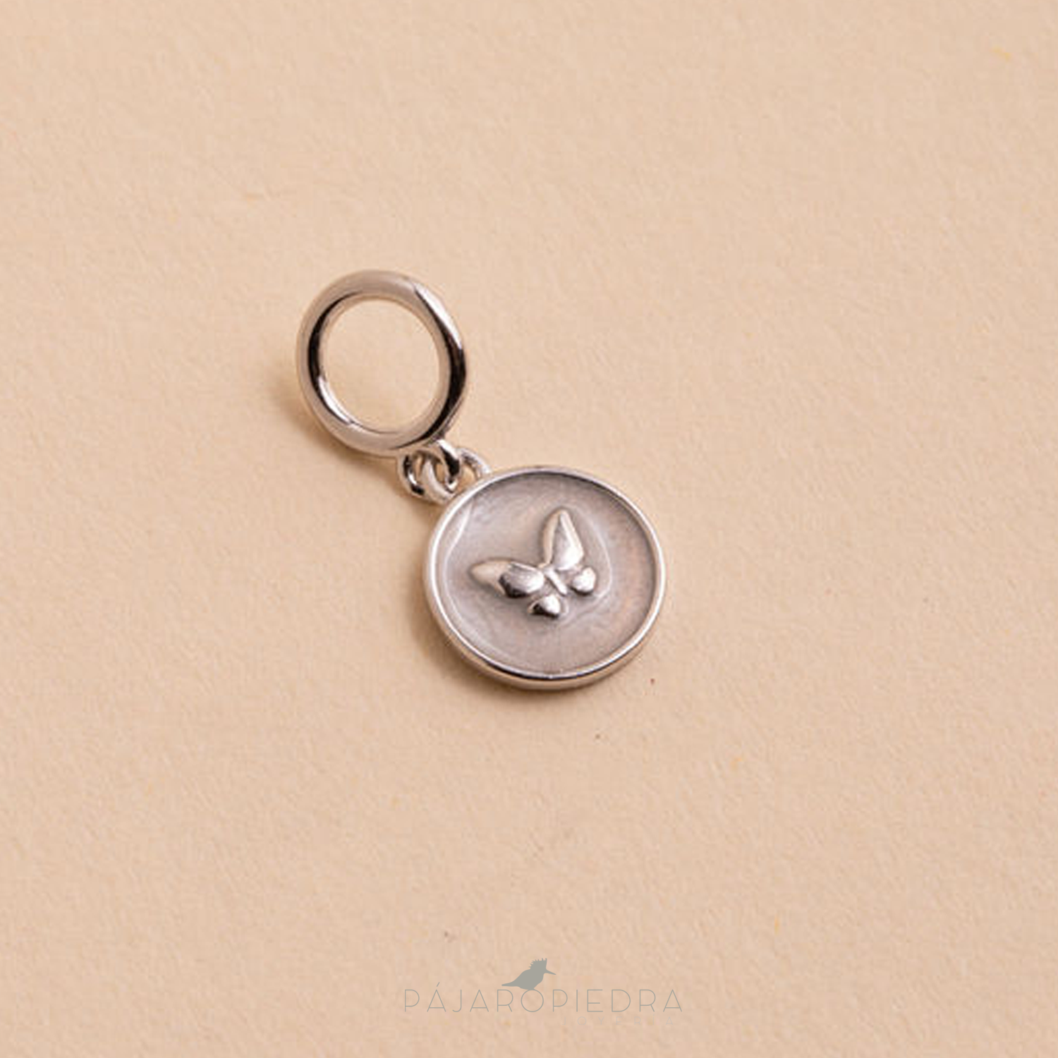 Collar Charms Plateado- Cadena Clip ¡Personalízalo!