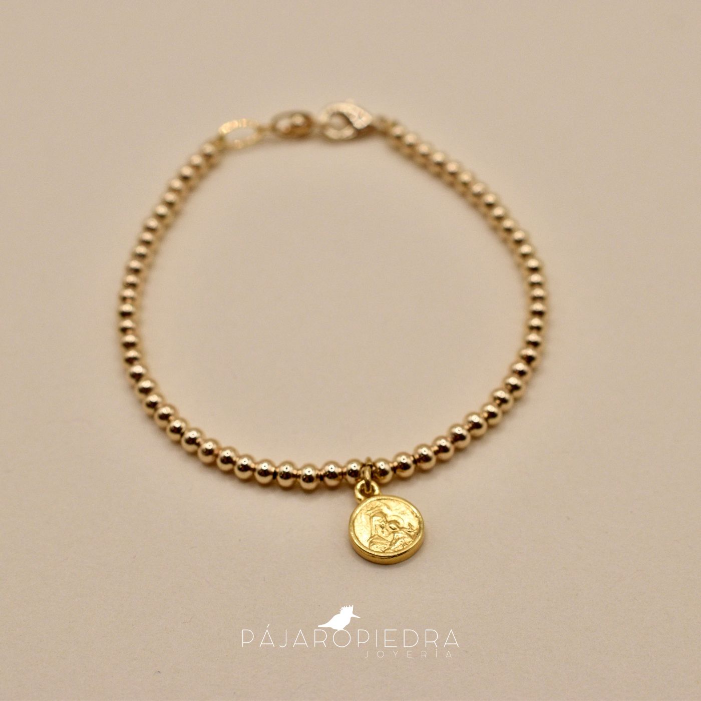 Pulsera Escapulario Bolitas