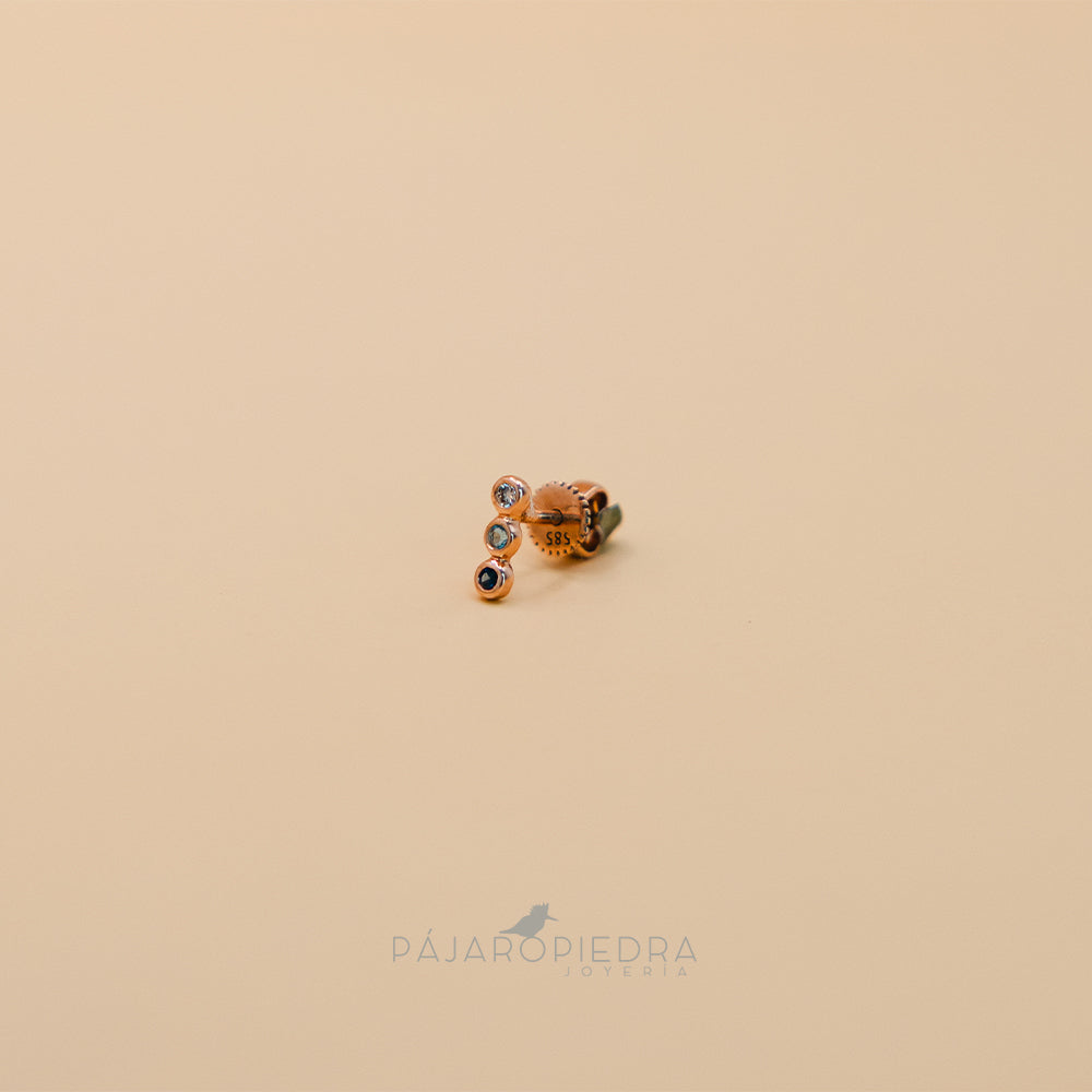 Broquel 14K Aura Tría (Fine Collection)