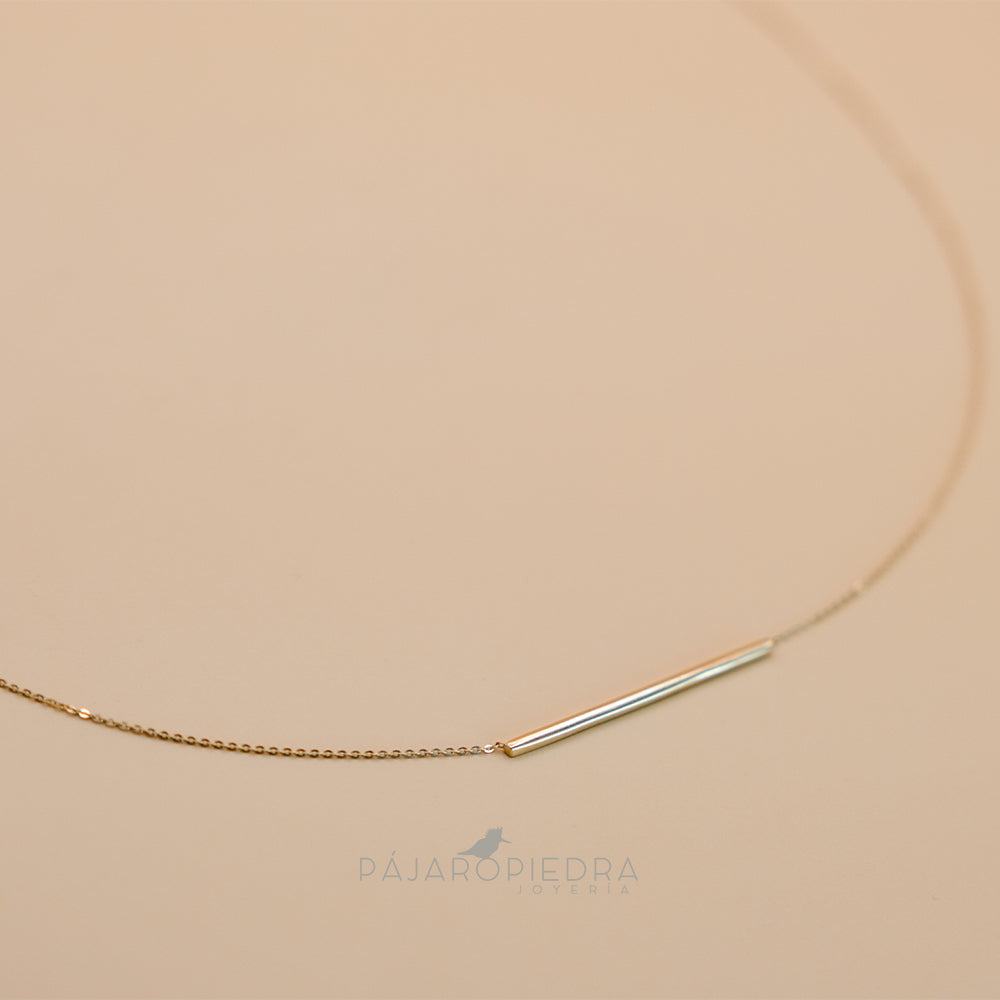 Collar Dije Barra Nara (Fine Collection)