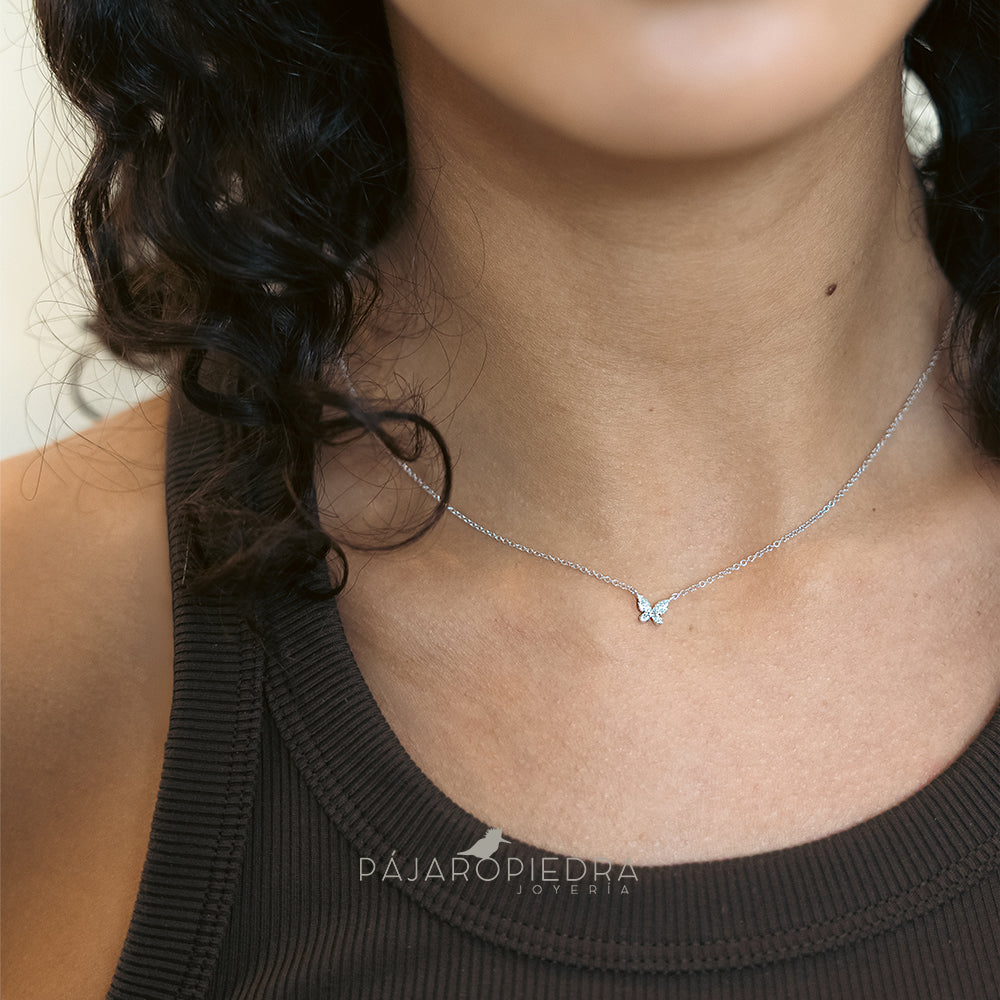 Collar Mariposa (Fine Collection)