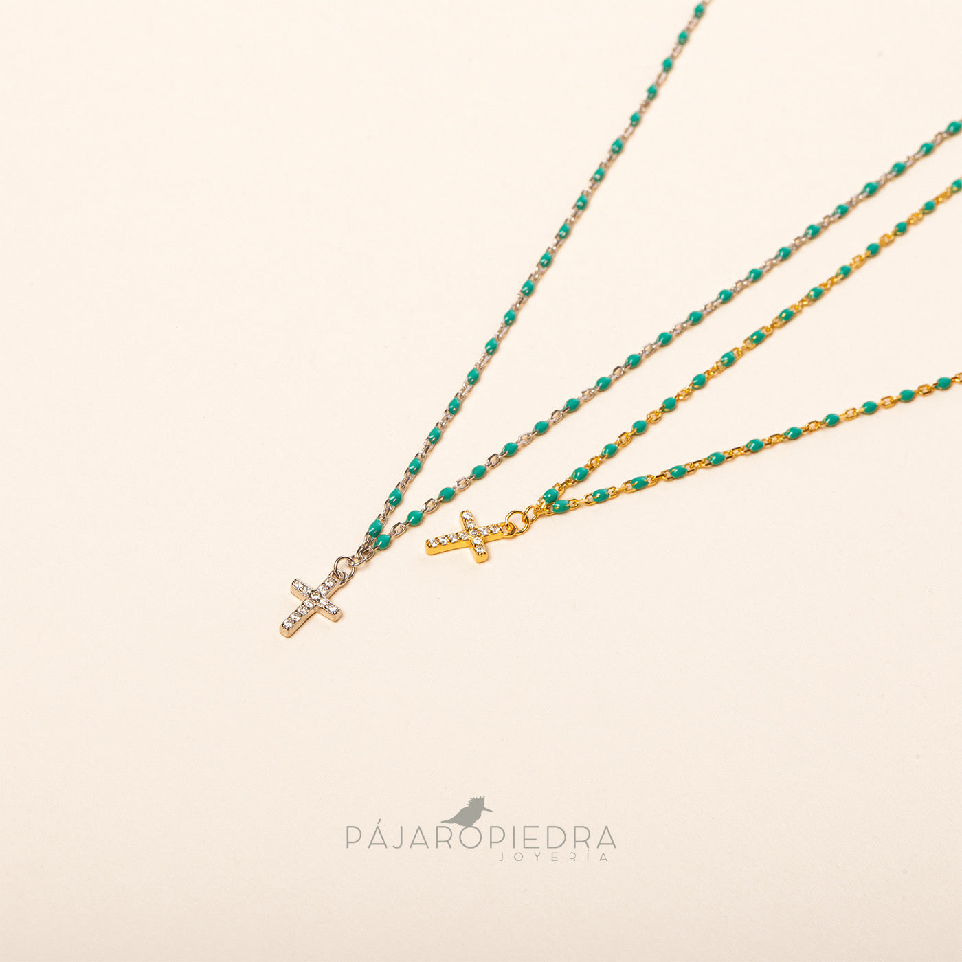 Collar Cruz Piedras