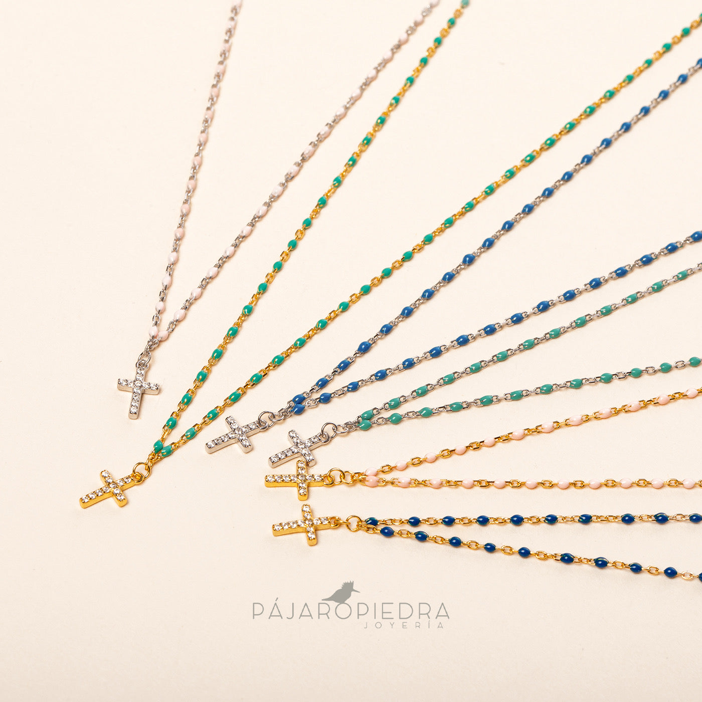Collar Cruz Piedras