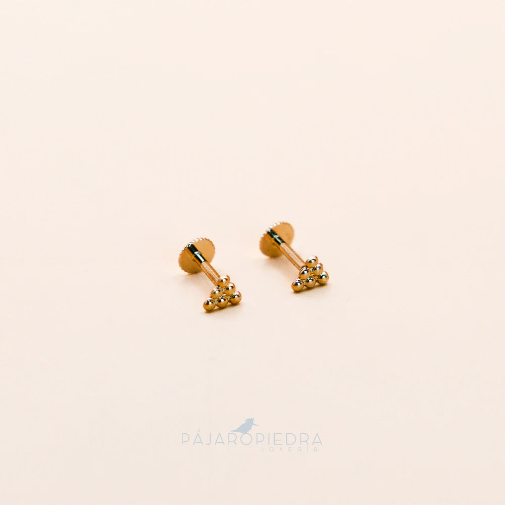 Piercing 14K Lía V · Fine Collection
