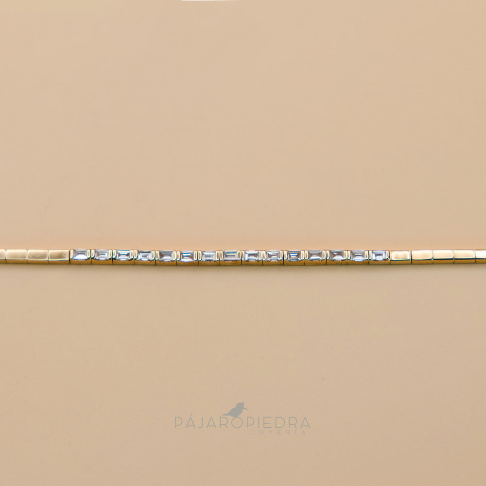 Pulsera Baguette (Fine Collection)