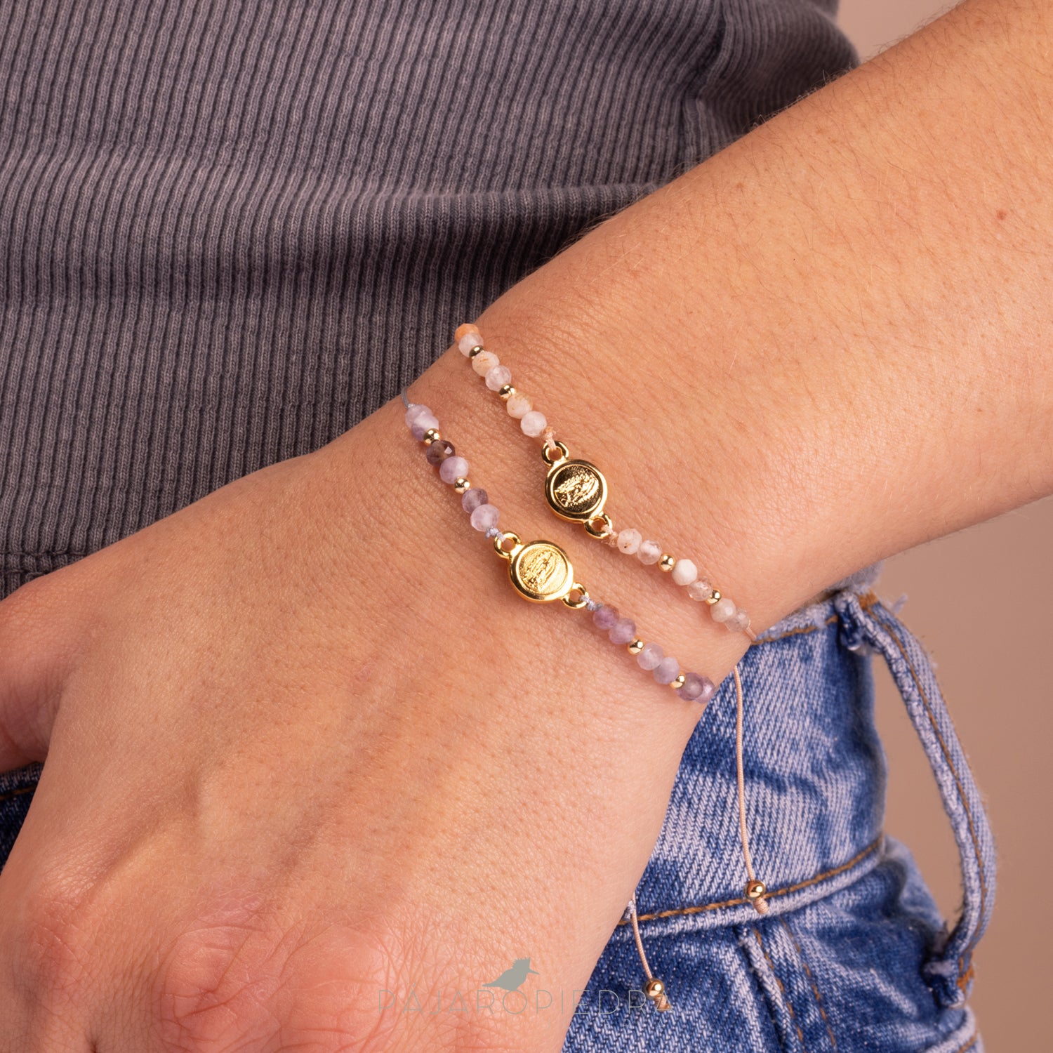 Pulsera cristalitos Virgen