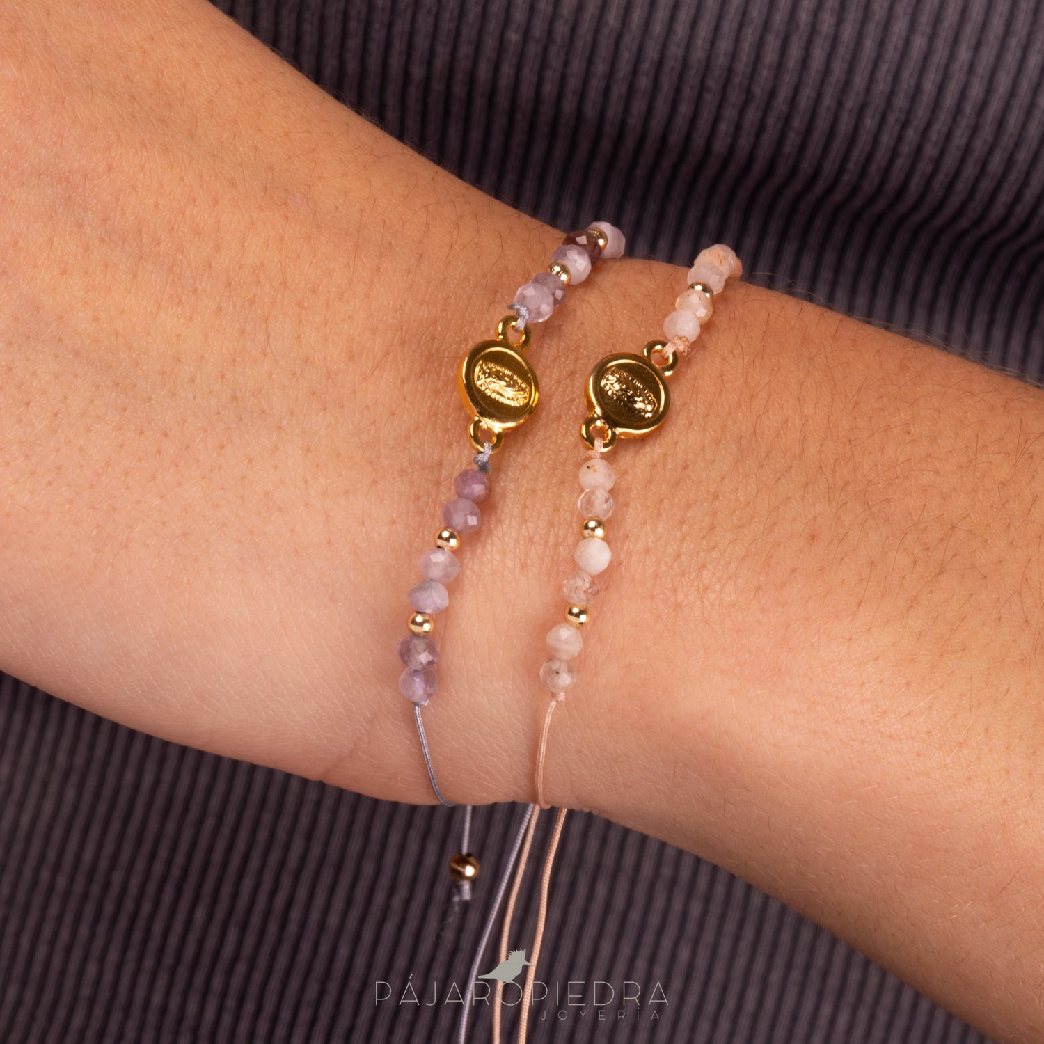 Pulsera cristalitos Virgen