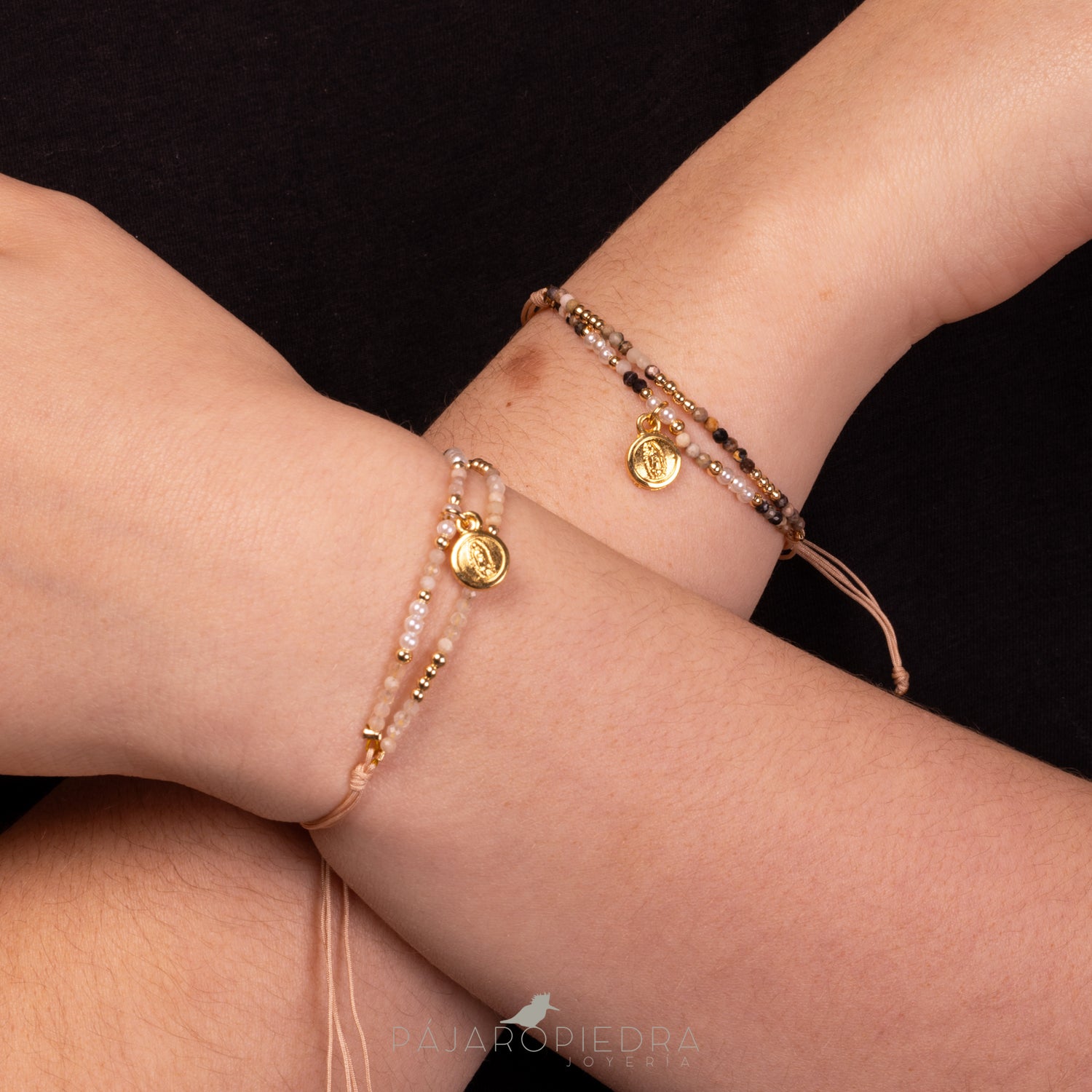 Pulsera Virgen Doble
