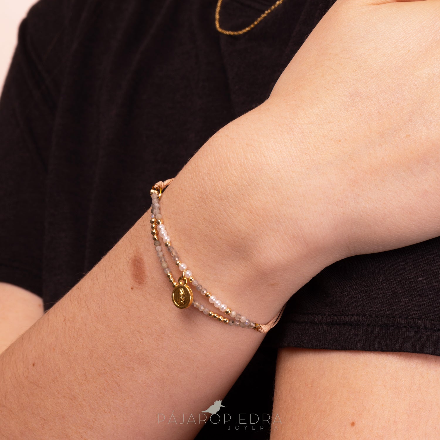 Pulsera Virgen Doble