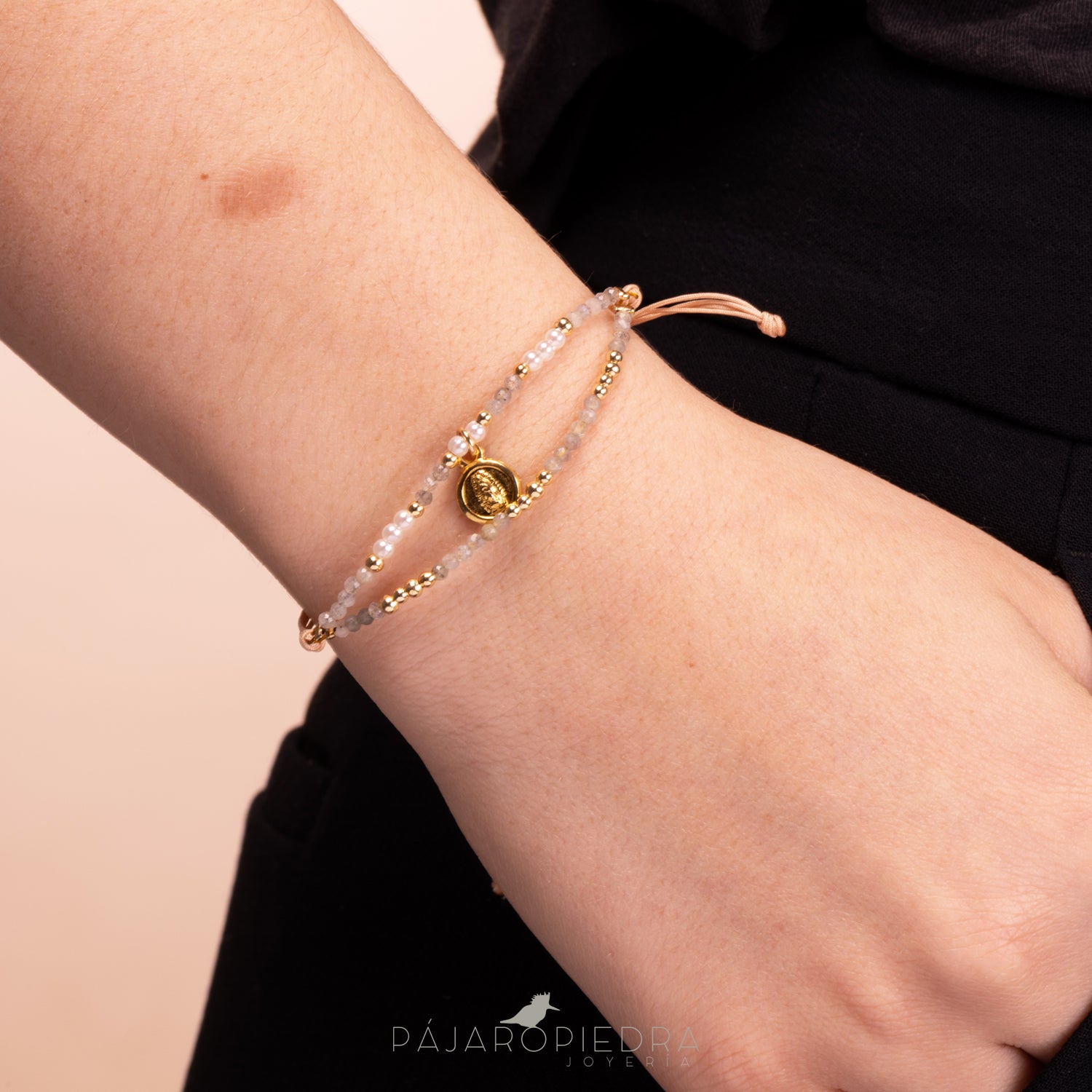 Pulsera Virgen Doble