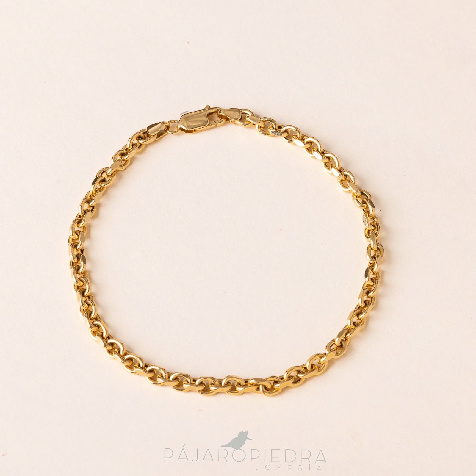 Pulsera Tejido Oro 14K · Fine Collection