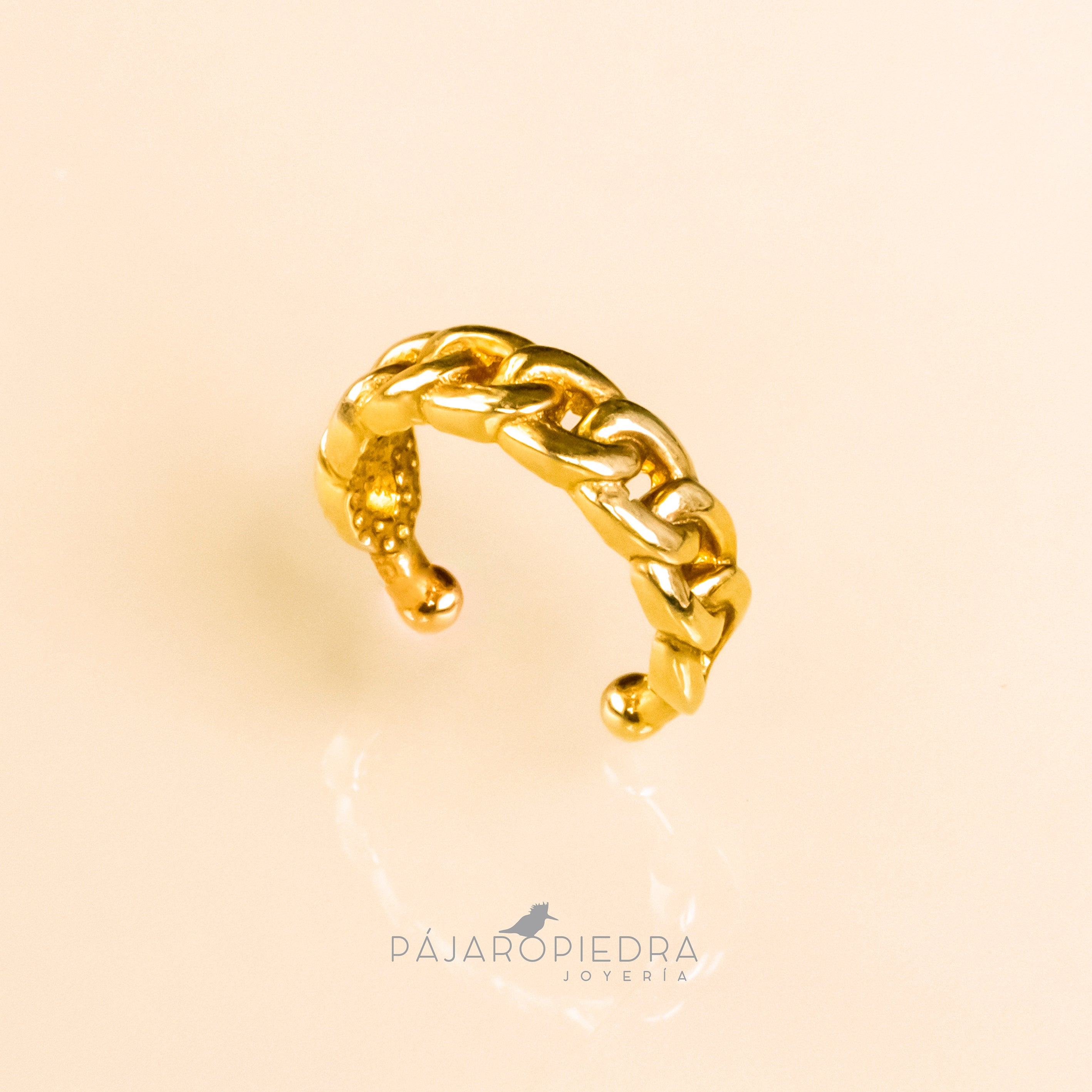 Ear Cuff cadena, oro (Fine Jewelry)