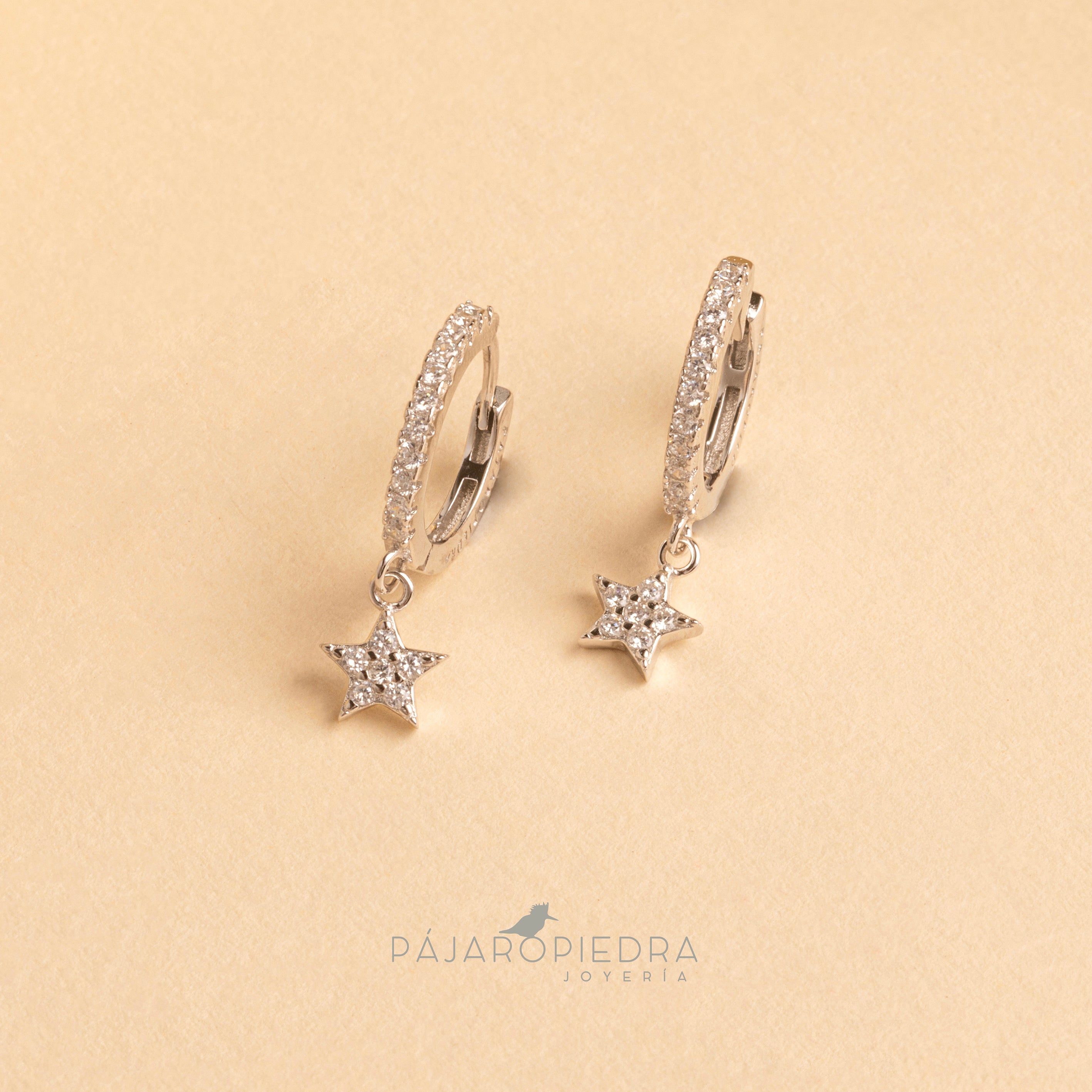 Arracadas Estrellita Colgante