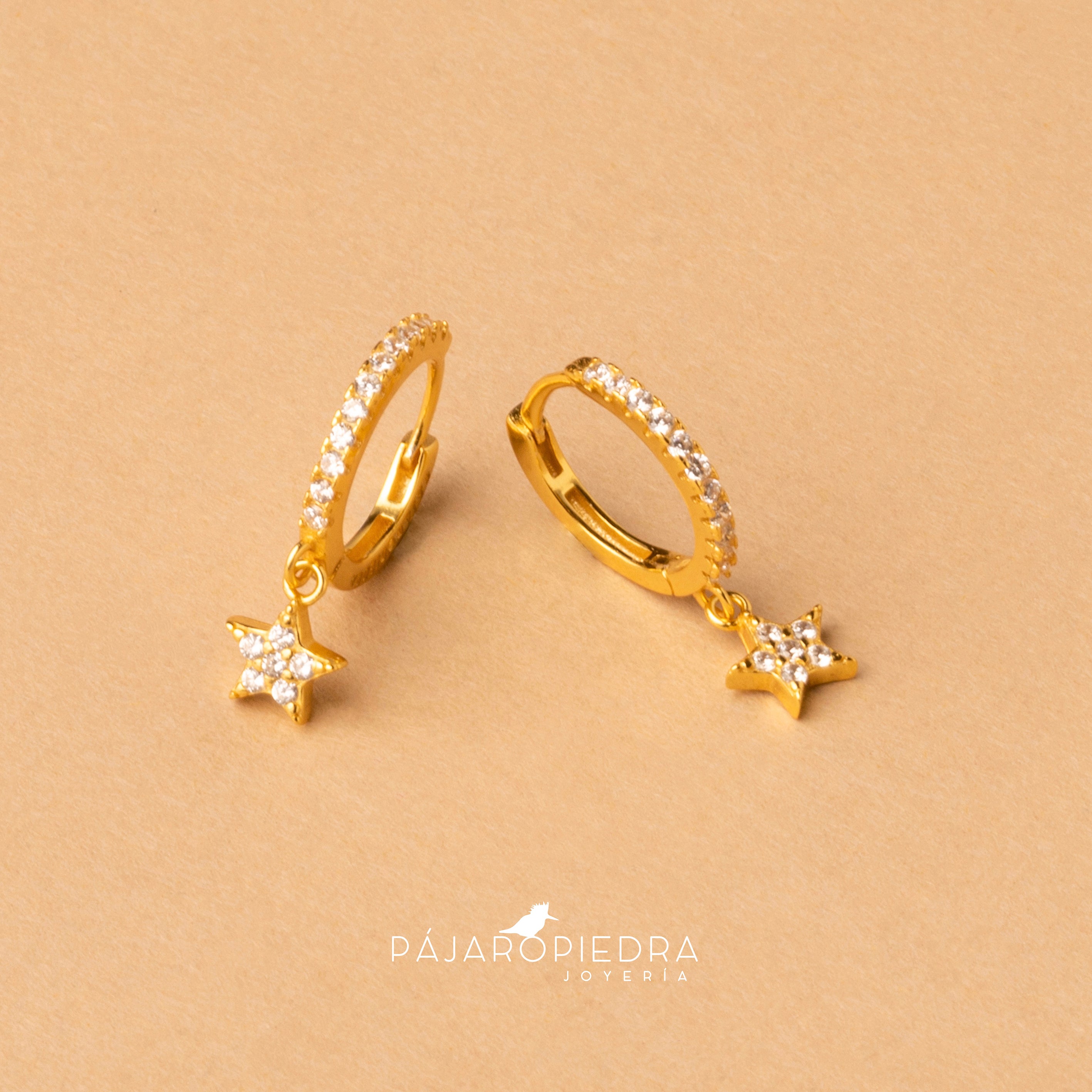 Arracadas Estrellita Colgante