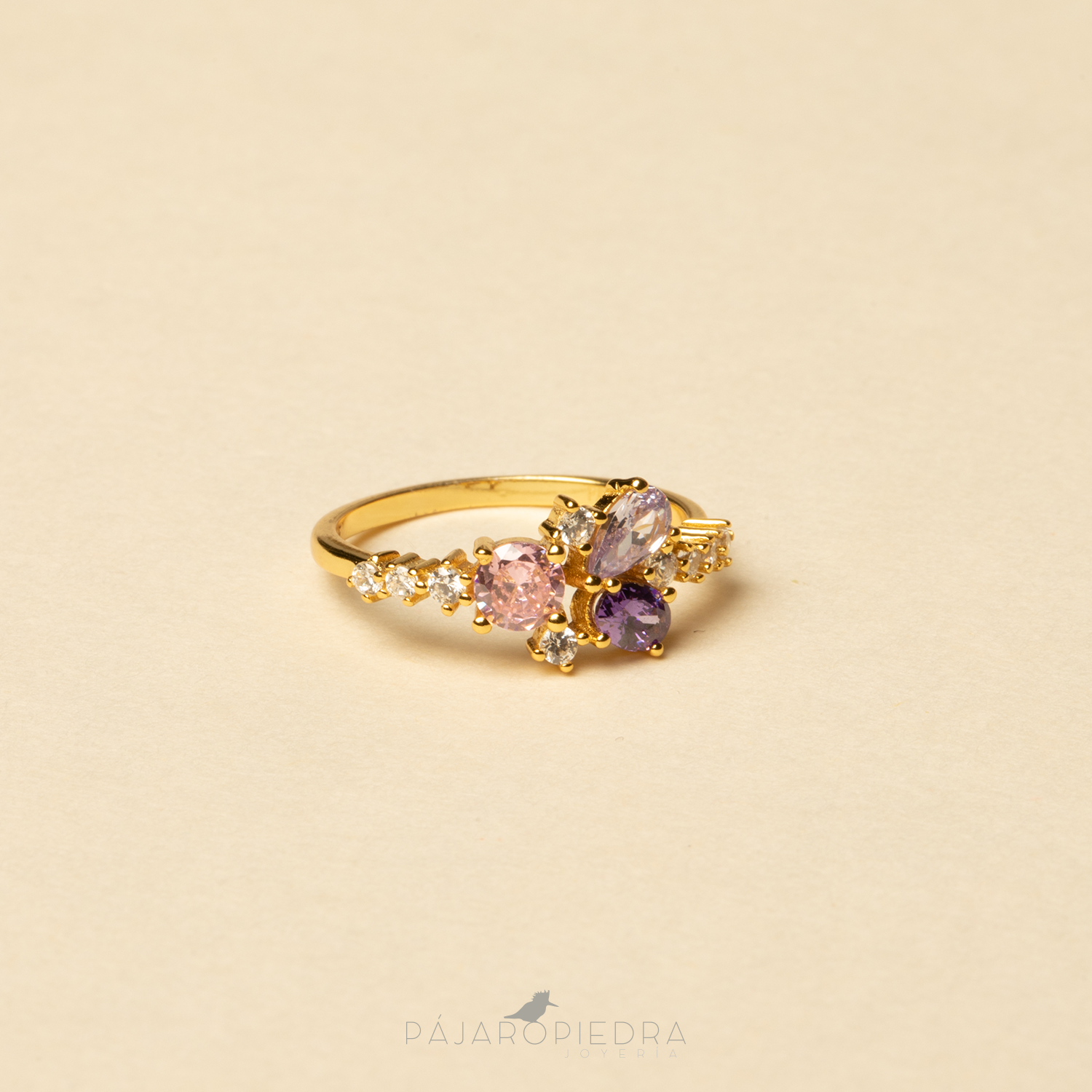 Anillo Flor Lila