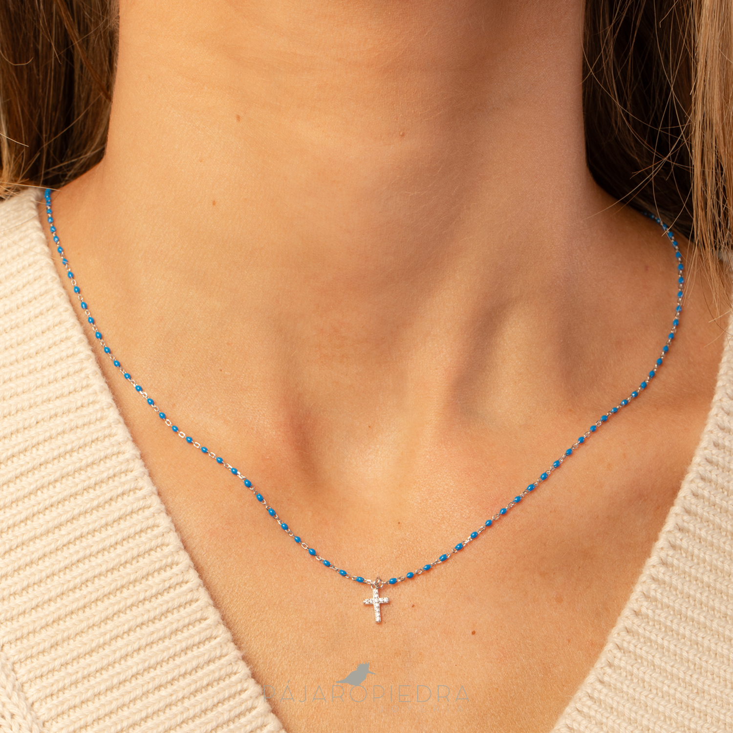 Collar Cruz Piedras