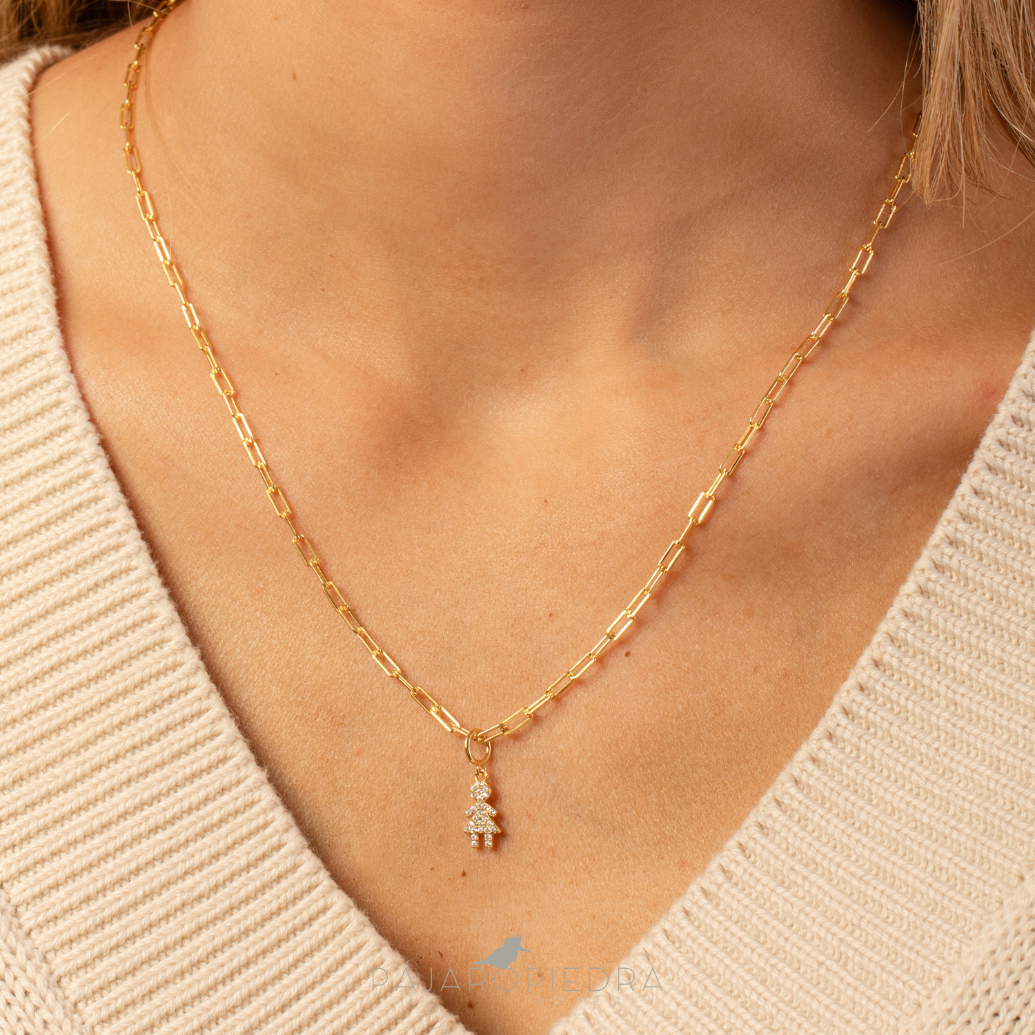 Collar Charms Dorado - Cadena Clásica ¡Personalízalo!