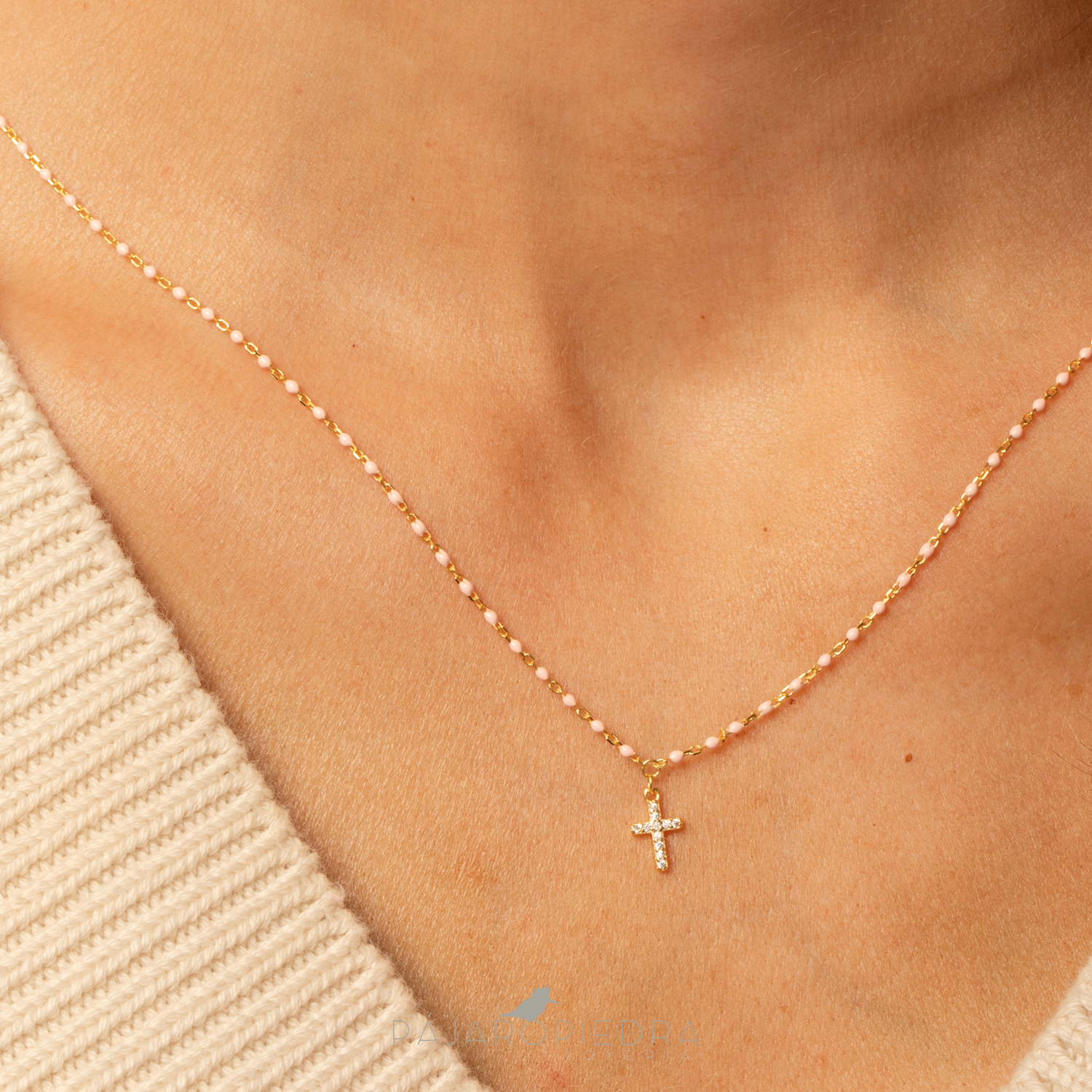 Collar Cruz Piedras