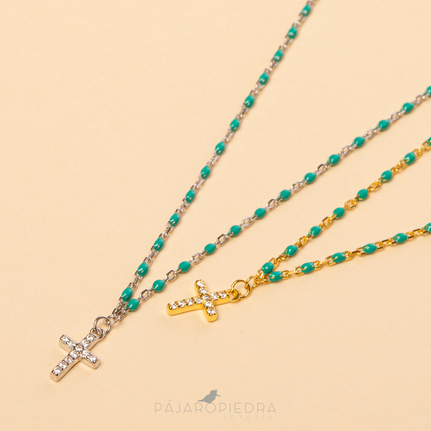 Collar Cruz Piedras
