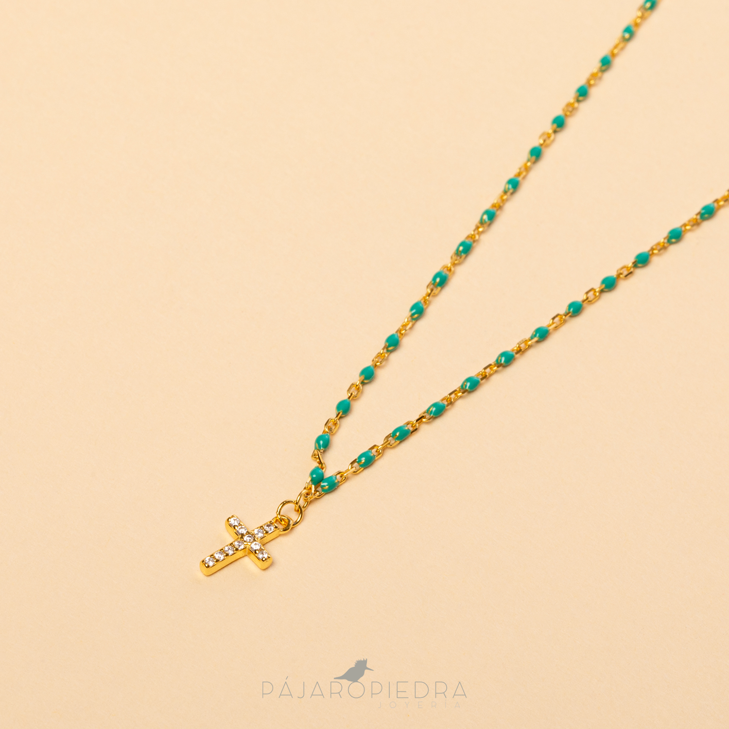Collar Cruz Piedras