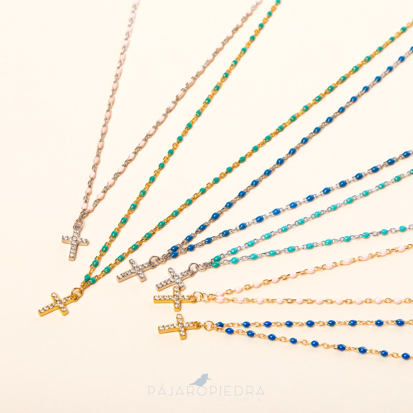 Collar Cruz Piedras