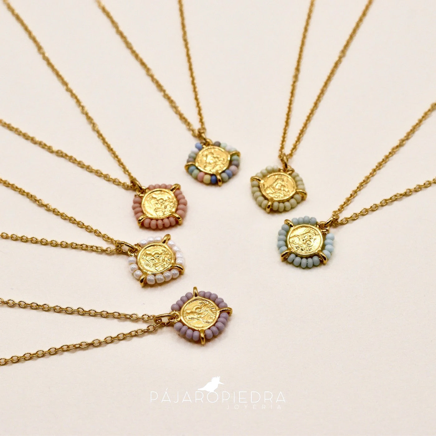 Collar Escapulario con Piedritas