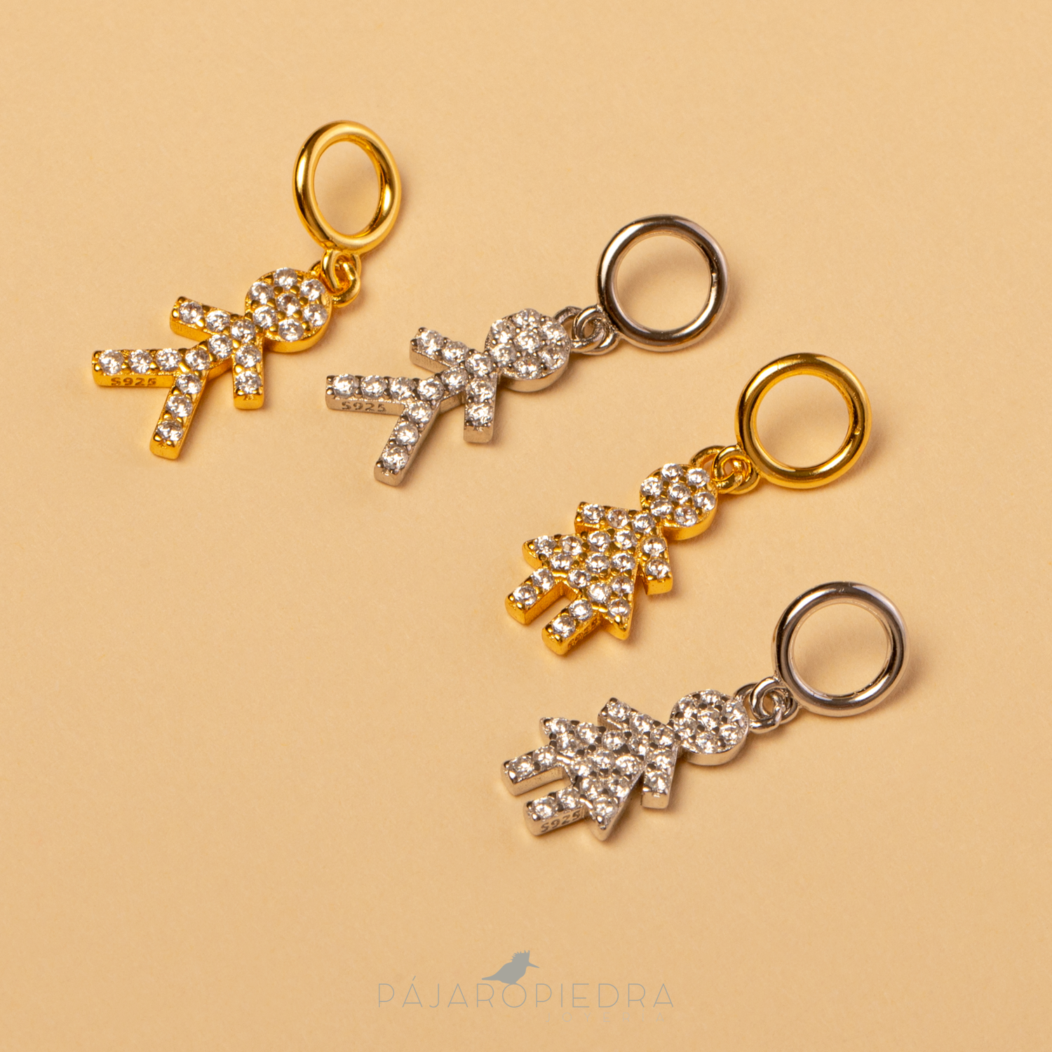 Collar Charms Dorado - Cadena Clásica ¡Personalízalo!