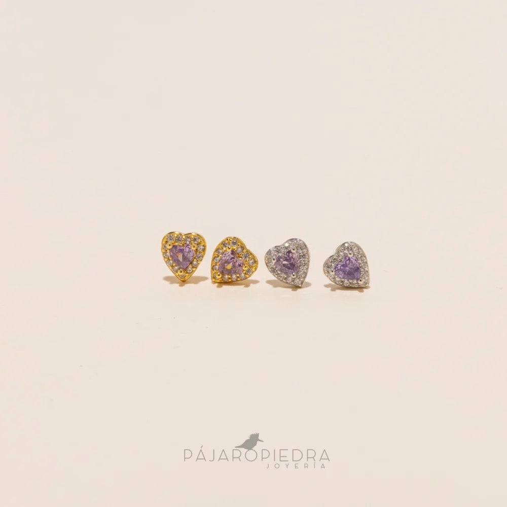 Aretes Heart