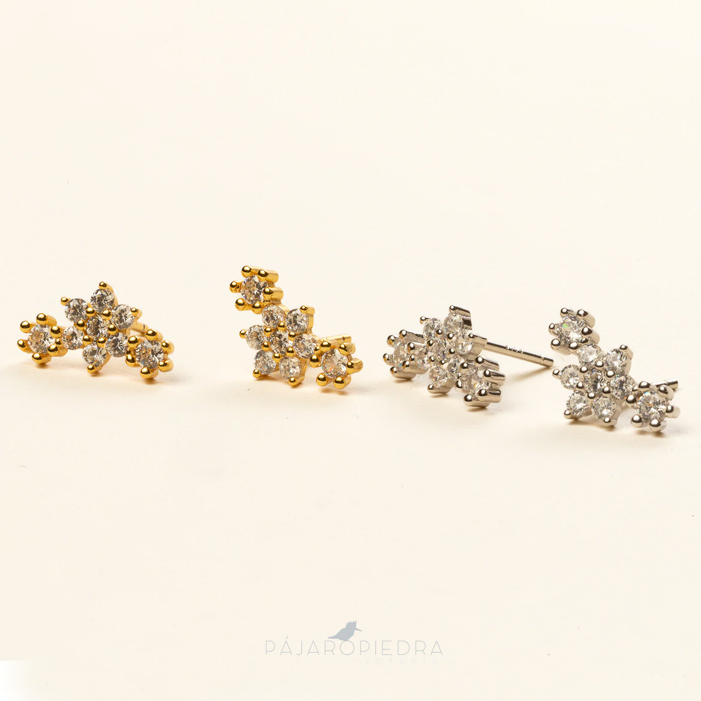 Aretes 3 Flores