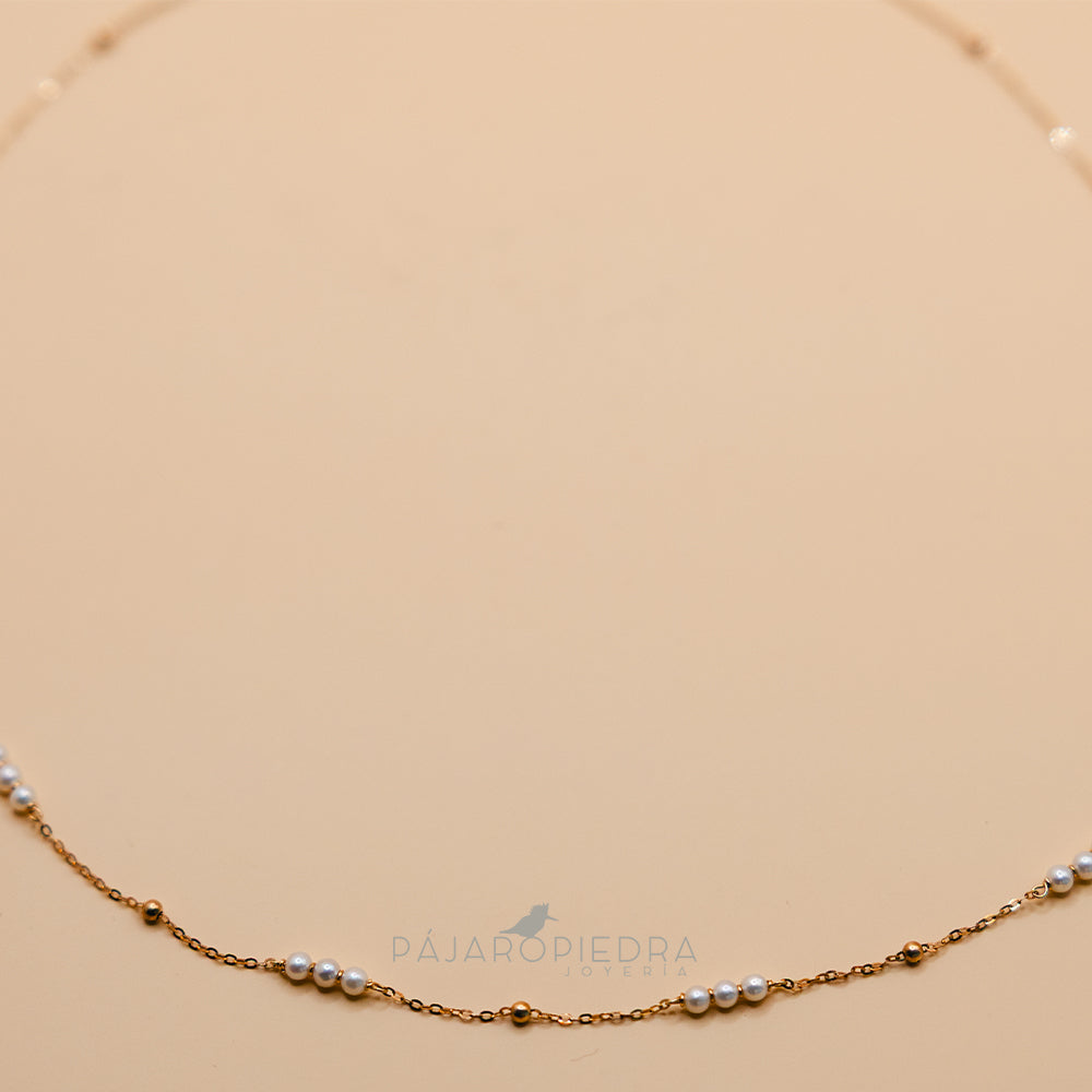 Collar Cadena Perlas · Fine Collection