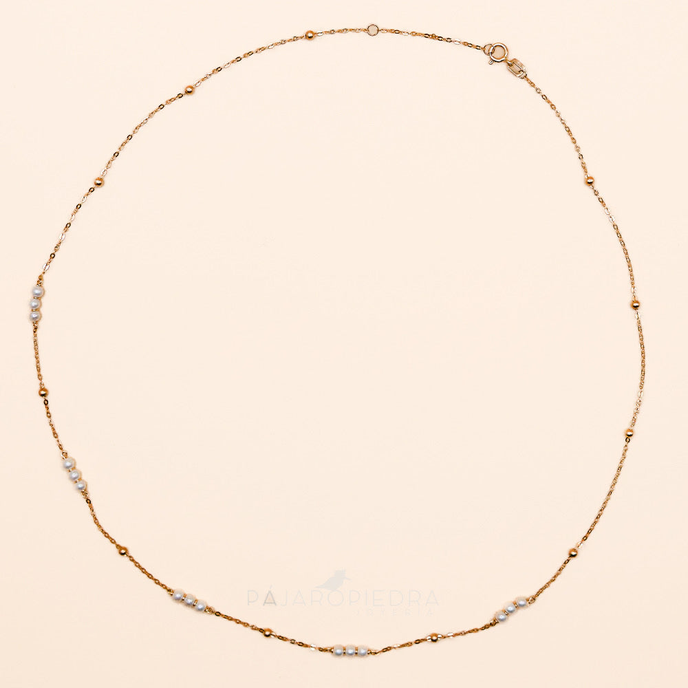 Collar Cadena Perlas · Fine Collection