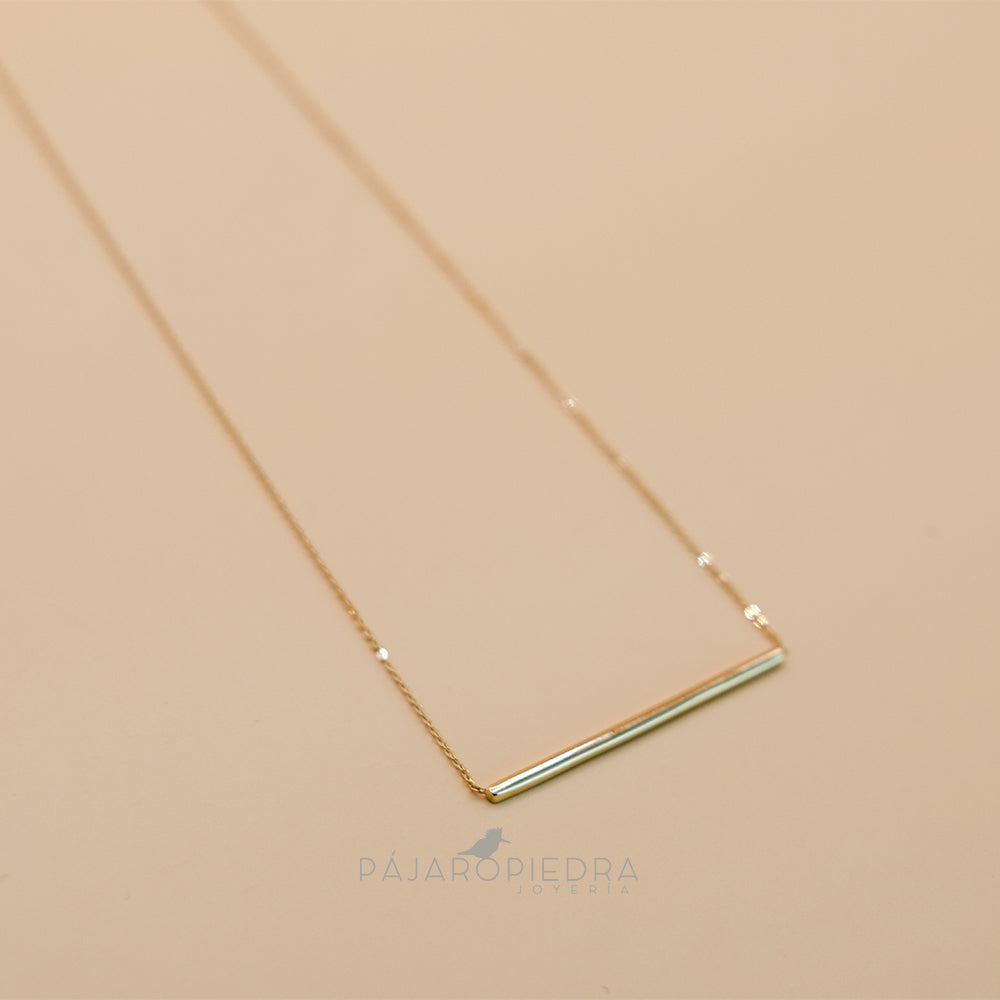 Collar Dije Barra Nara (Fine Collection)