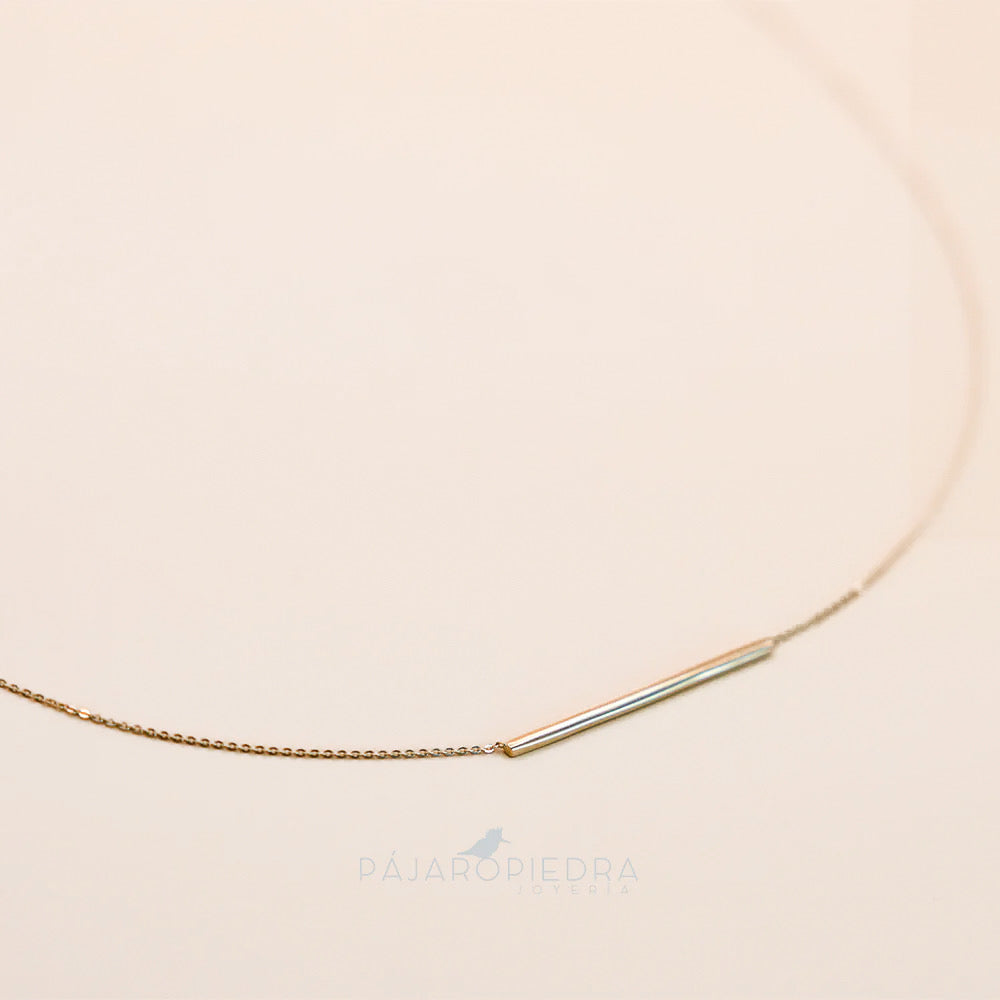 Collar Dije Barra Nara · Fine Collection