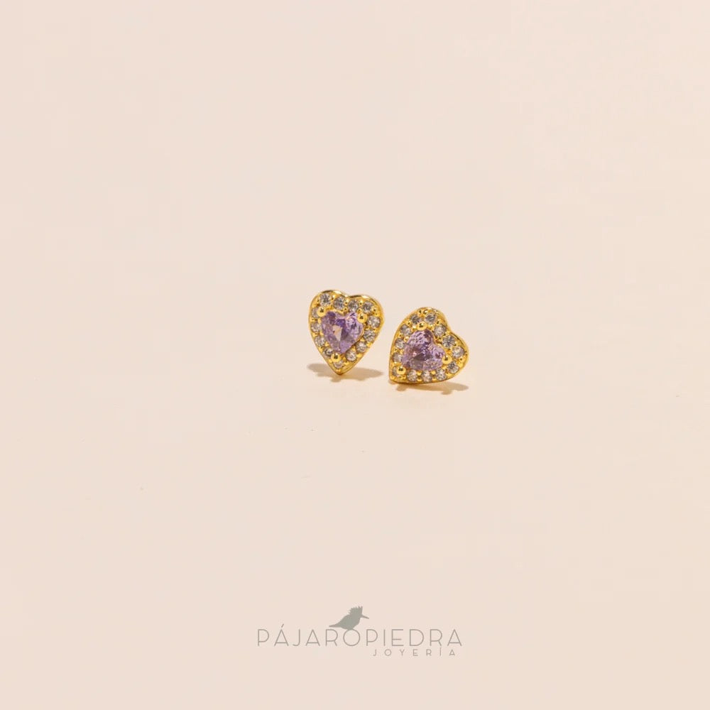 Aretes Heart