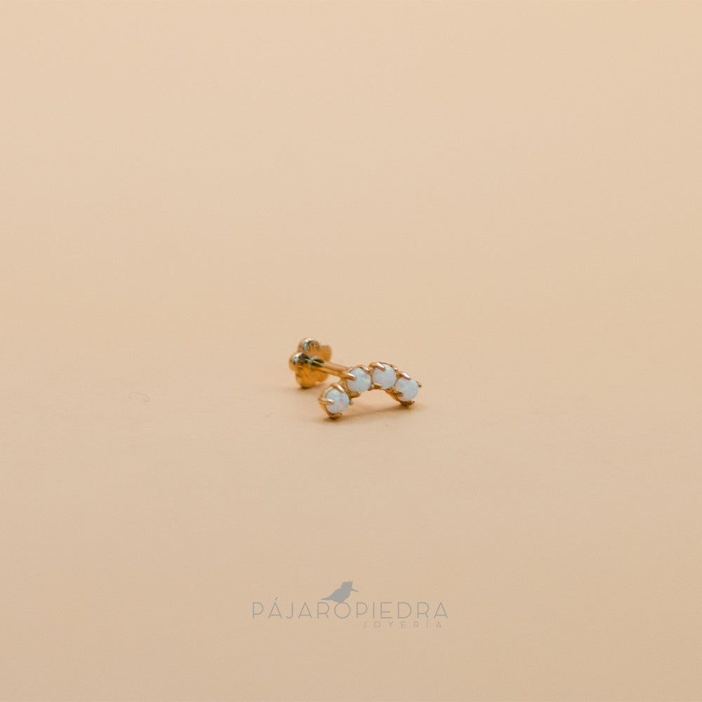 Piercing 14K Ópalo (Fine Collection)