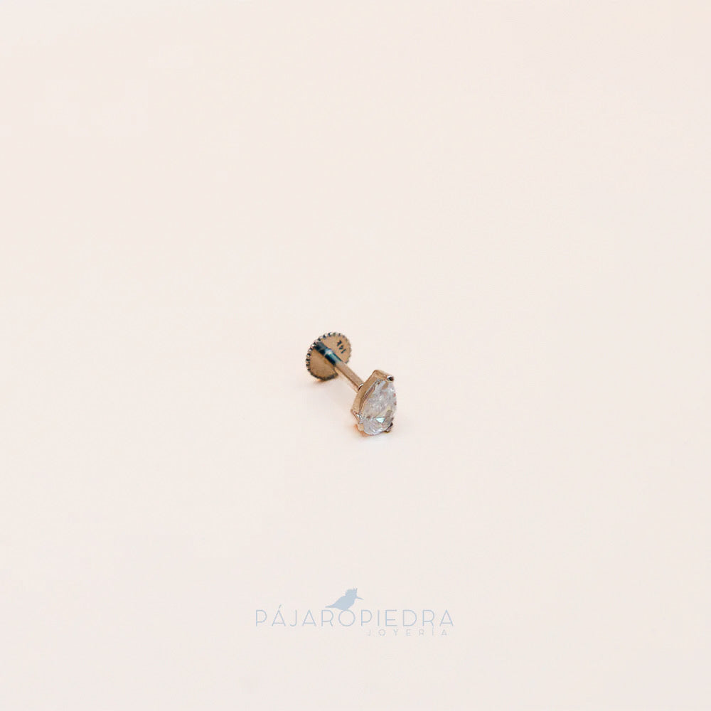 Piercing 14K Pera · Fine Collection