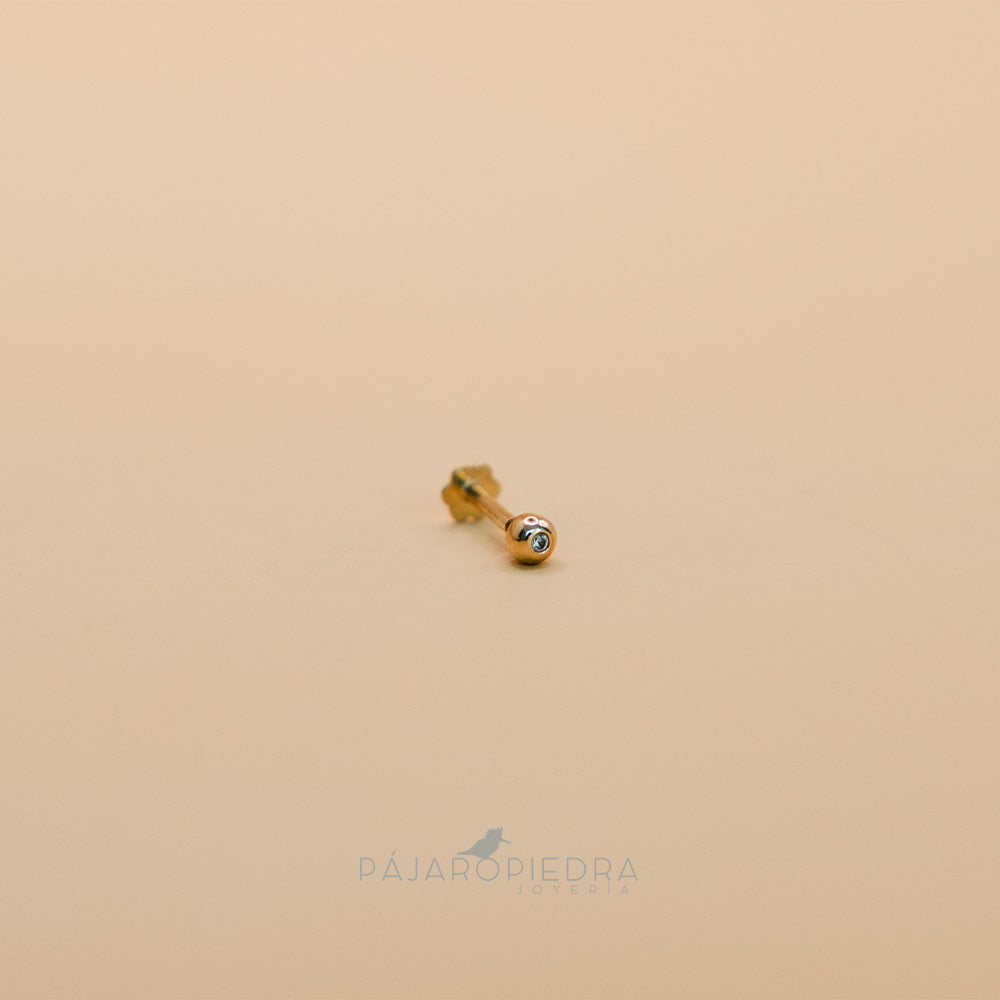Piercing 14K Zirconia (Fine Collection)
