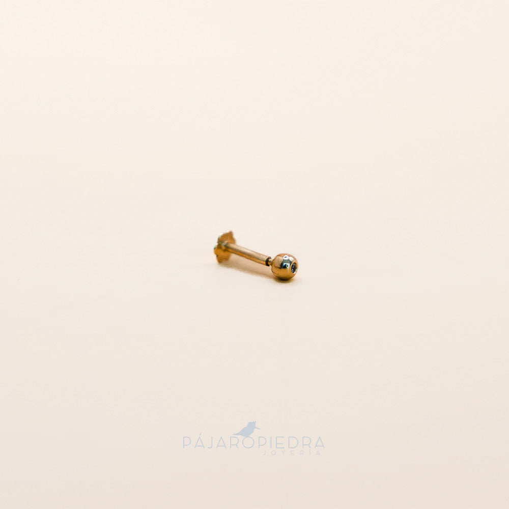 Piercing Dot 14K Zirconia · Fine Collection