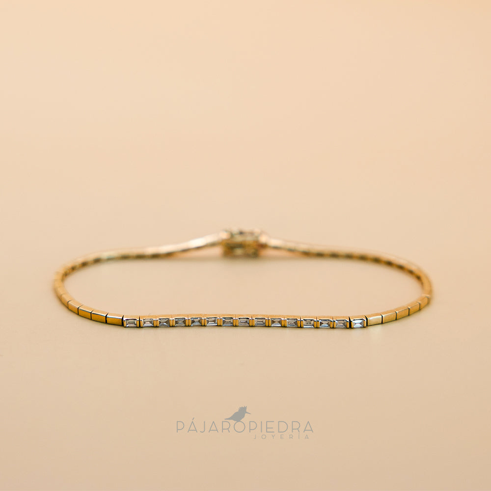 Pulsera Baguette (Fine Collection)
