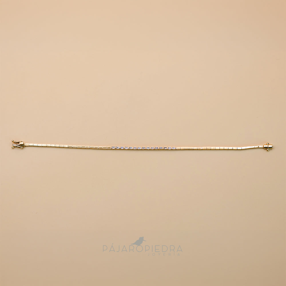 Pulsera Baguette (Fine Collection)