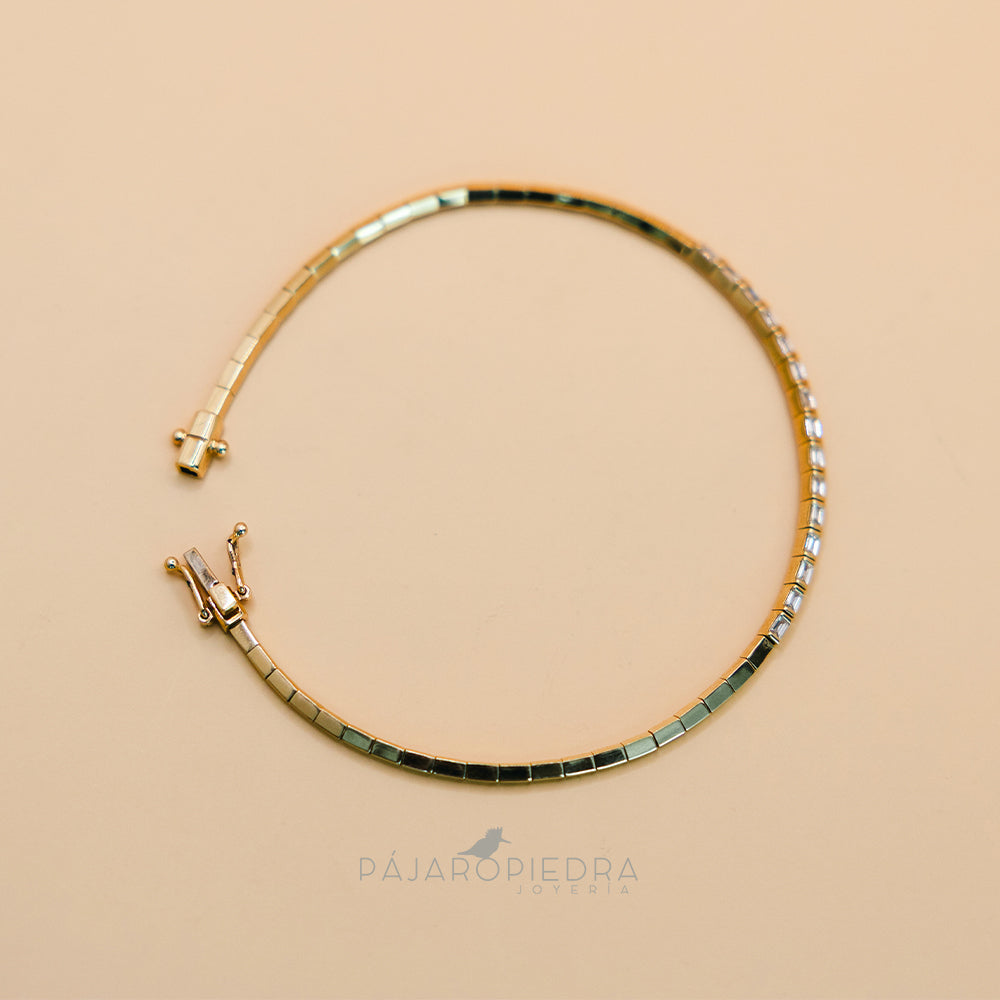 Pulsera Baguette (Fine Collection)