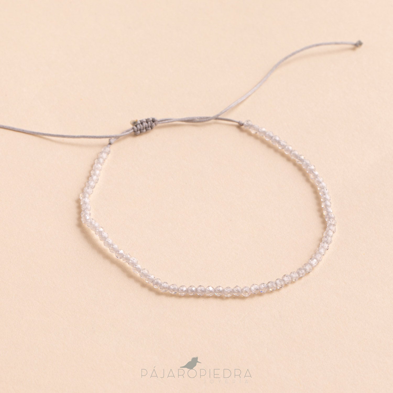 Pulsera cristalitos hilo (Set de 3)