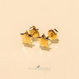 Aretes estrella oro  (Fine Jewelry)