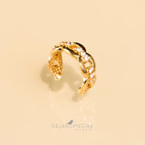 Ear Cuff eslabón, oro  (Fine Jewelry)