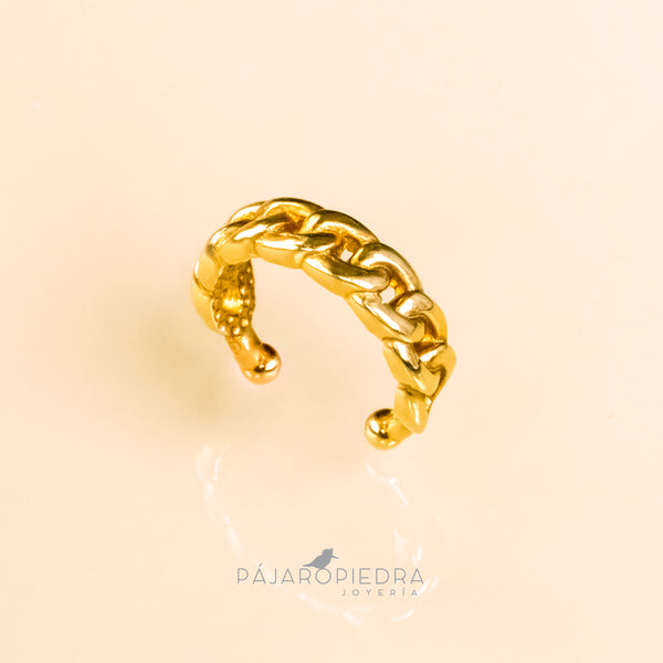 Ear Cuff cadena, oro  (Fine Jewelry)