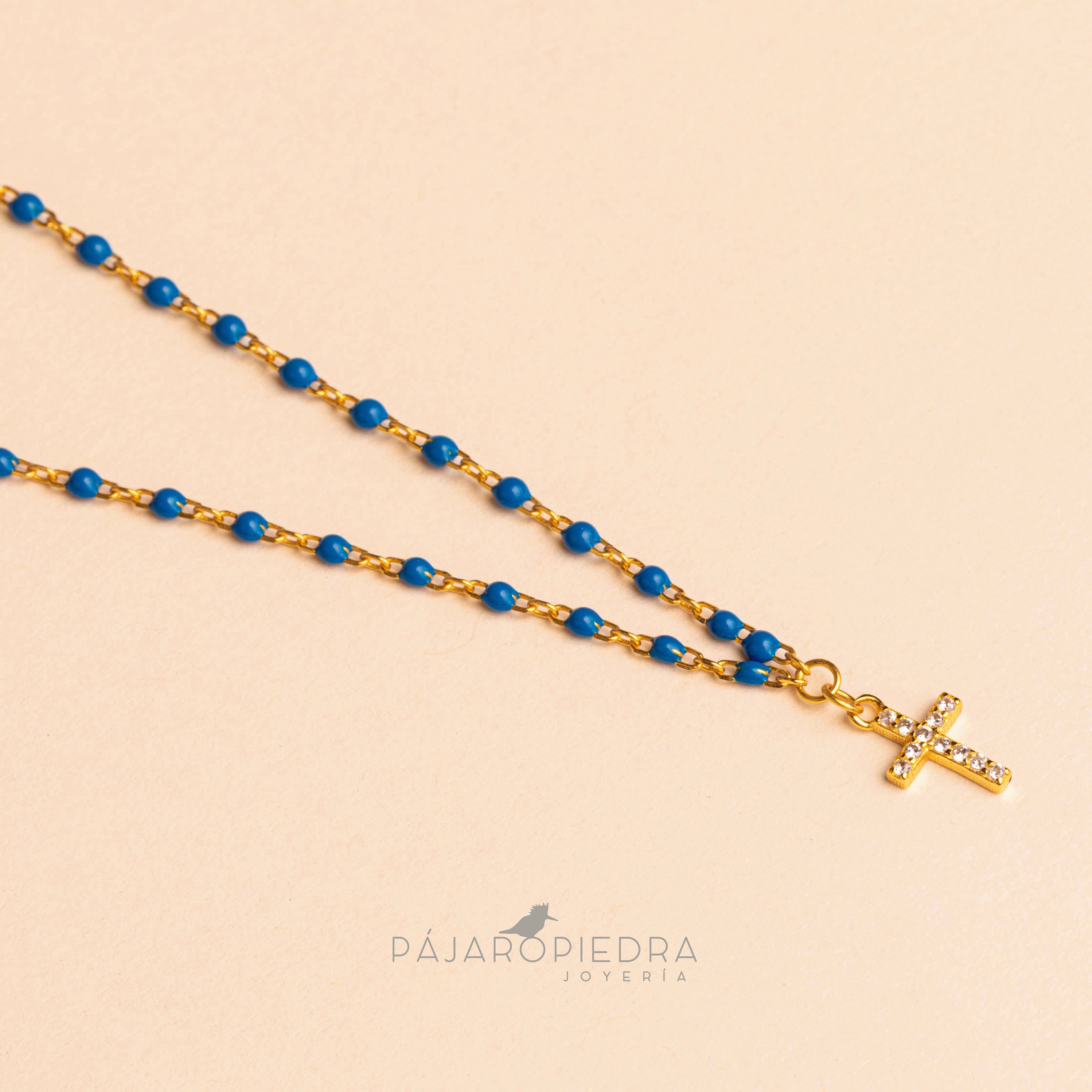Collar Cruz Piedras